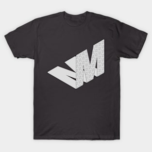 Isometric Alphabet Letter, Letter M T-Shirt